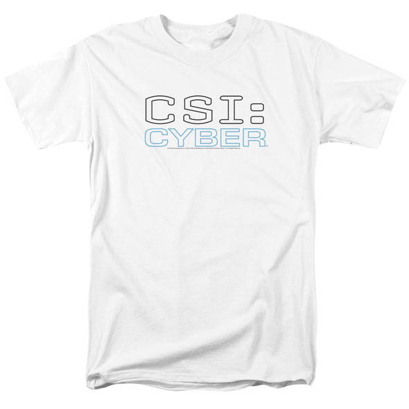 Csi: Cyber/logo-s/s Adult 18/1-white