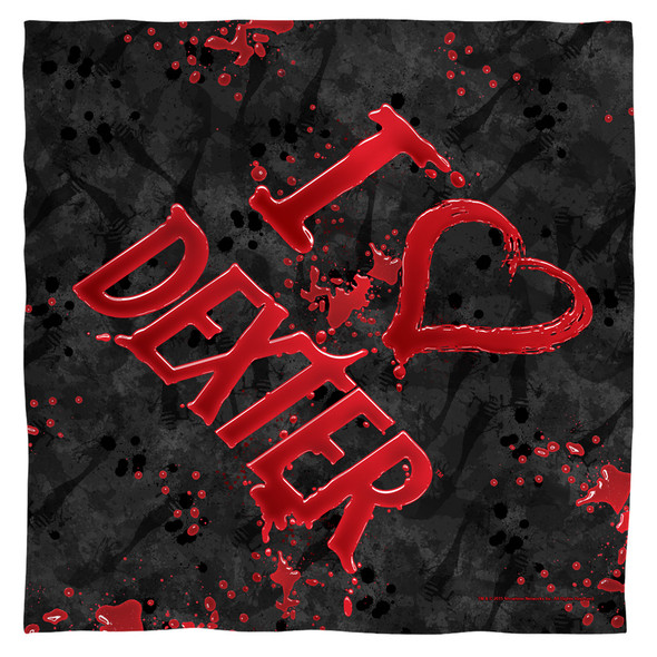 Dexter/i Heart Dexter-bandana-white