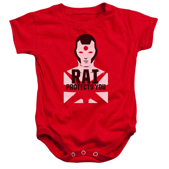 Rai/protector-infant Snapsuit-red