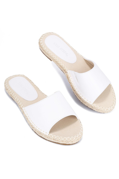 DONEEN IS QUEEN SLIP ON  ESPADRILLE FLATS-WHITE