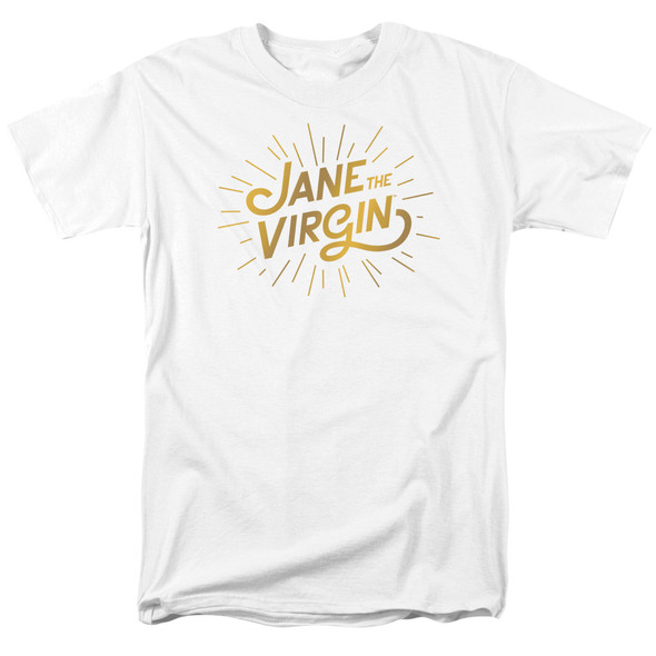 Jane The Virgin/golden Logo-s/s Adult 18/1 - White