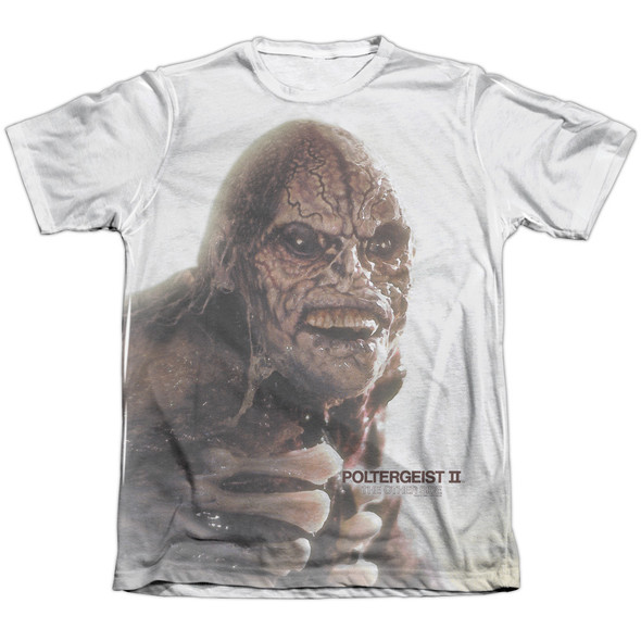 Poltergeist Ii/creature-adult Poly/cotton S/s Tee-white