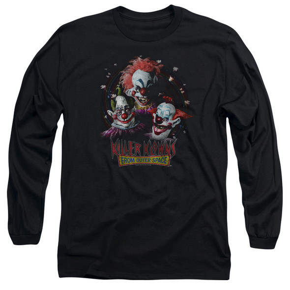 Killer Klowns From Outer Space/killer Klowns-l/s Adult 18/1-black