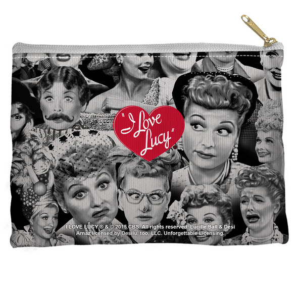 I Love Lucy/faces - Accessory Pouch