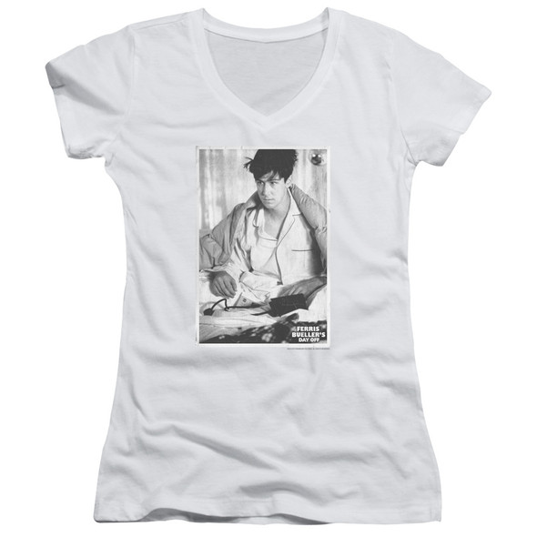 Ferris Bueller/cameron - Junior V-neck - White