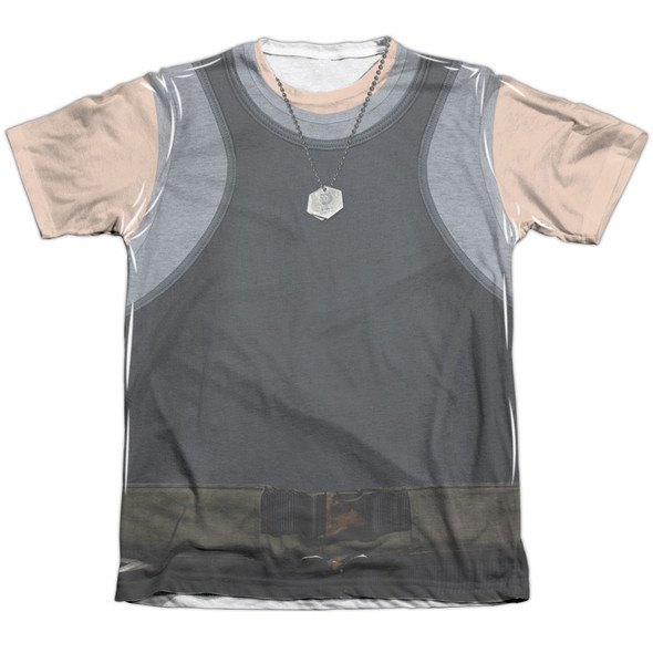 Bsg (new)/tank Top-adult Poly/cotton S/s Tee-white