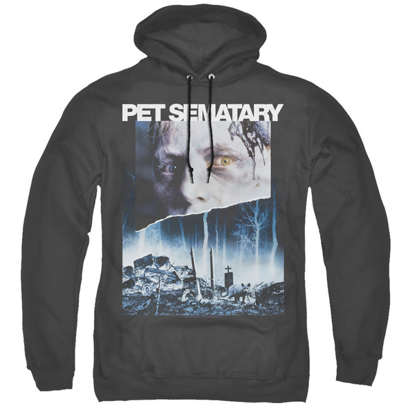Pet Sematary/poster Art-adult Pull-over Hoodie-black - TIPAR694-AFTH-6