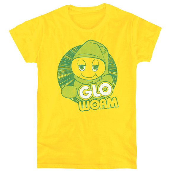 Glo Worm/glo Worm-s/s Women's Tee-yellow
