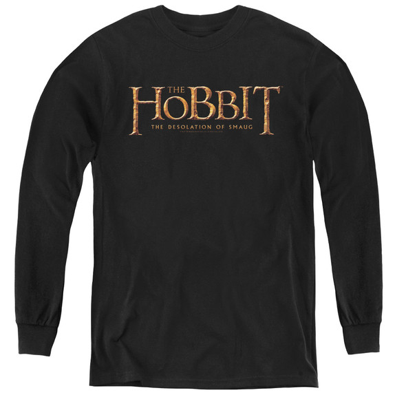 Hobbit/logo-youth Long Sleeve Tee-black
