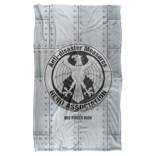One Punch Man/hero Association-silky Touch Blanket-white