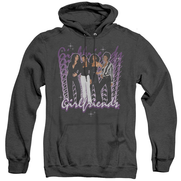 Girlfriends/girlfriends - Adult Heather Hoodie - Black