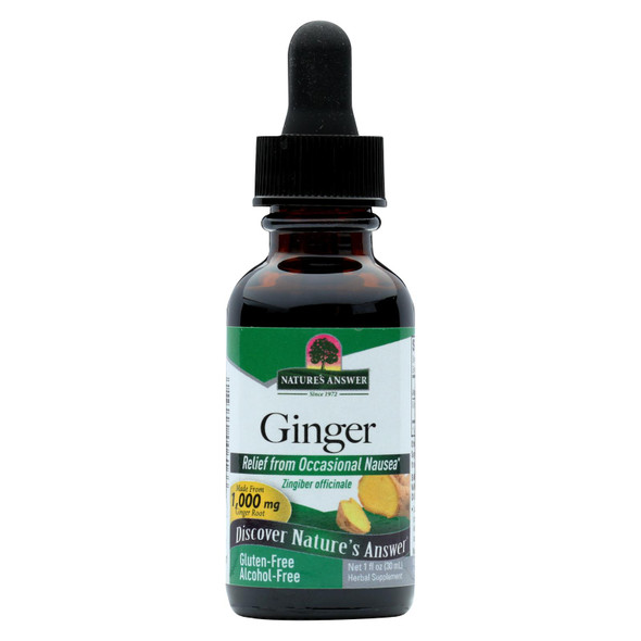 Nature's Answer - Ginger Root Alcohol Free - 1 Fl Oz