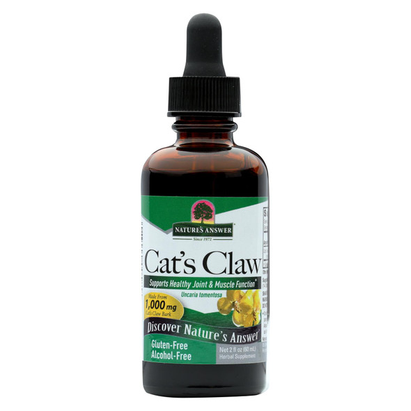 Nature's Answer - Cat's Claw Inner Bark Alcohol Free - 2 Fl Oz