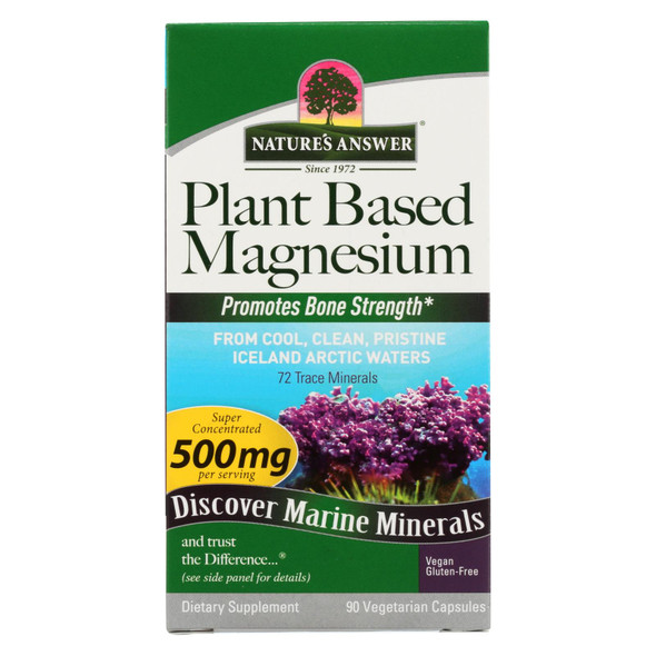 Nature's Answer Plant-based Magnesium Dietary Supplement  - 1 Each - 90 Cap