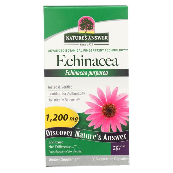 Nature's Answer - Echinacea Herb - 90 Vcaps