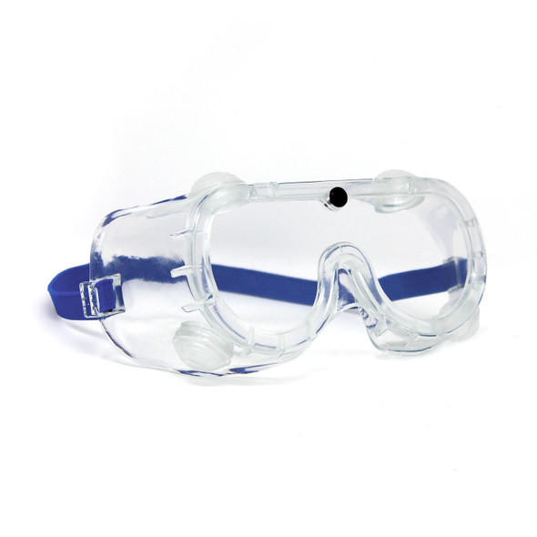 Clear Anti-Fog Lens With Blue Strap Goggles