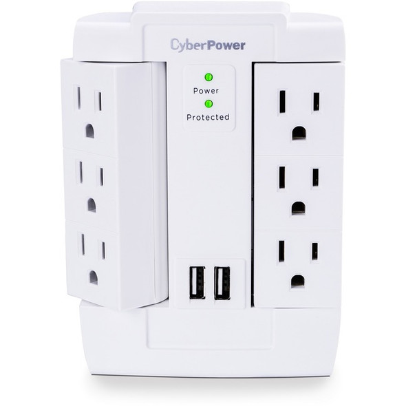 CyberPower Professional CSP600WSURC2 6 Outlets Surge Suppressor/Protector