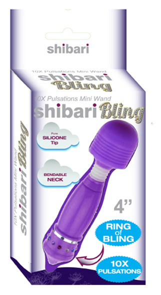 Shibari Sexy! Bling Bling Mini Wand Purple