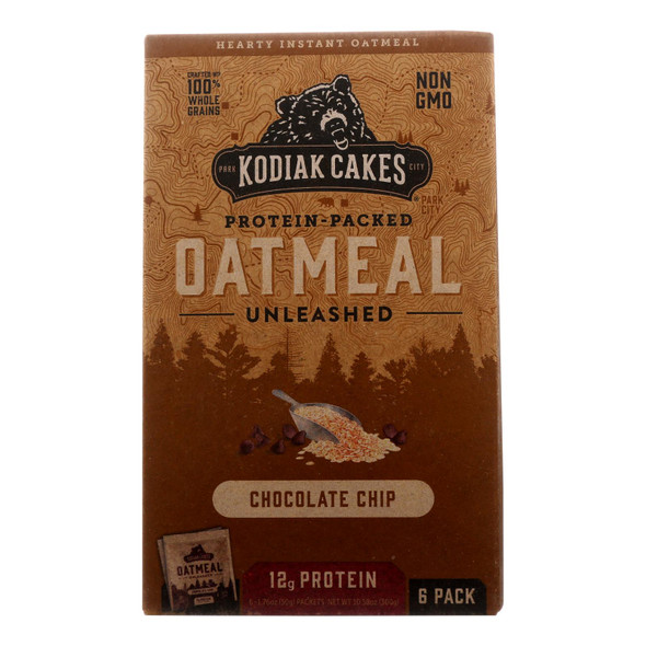 Kodiak Cakes - Oatmeal Choc Chip Packets - Cs Of 6-6/1.76oz