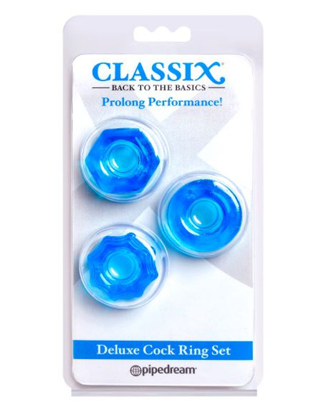Classix Deluxe Cock Ring Set Set