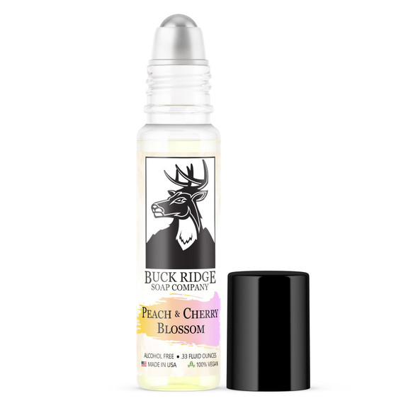 Peach and Cherry Blossom Alcohol Free Roll-on Fragrance Oil