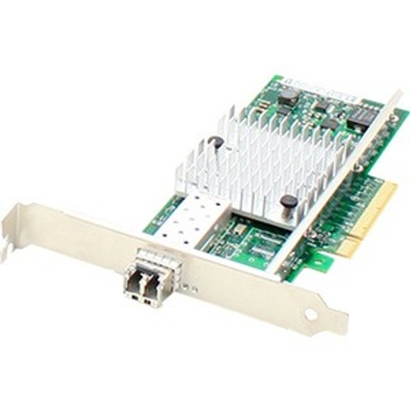 AddOn Intel E10G41BFLR Comparable 10Gbs Single SFP+ Port 10km Network Interface Card with 10GBase-LR SFP+ Transceiver