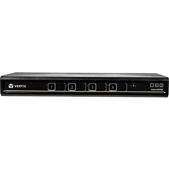 Vertiv Cybex SC800 Secure KVM | 4 Port | Secure Desktop KVM Switch (SC845D-001)