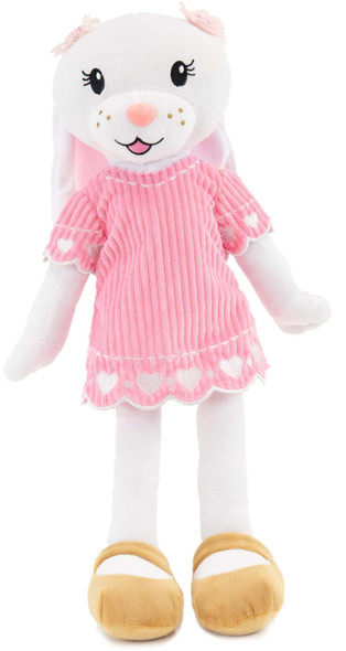 Plushible Soft Baby Doll   18 Inch Rag Dolls for Girls Infants & Babies   My First Plush for 1 Year Old   2 Clothing Sets   Girl Toys   Bunny