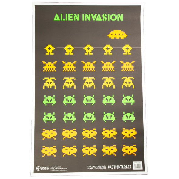 Action Tgt Alien Invasion 100pk
