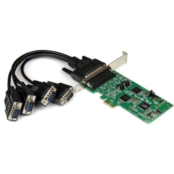 StarTech.com 4 Port PCI Express PCIe Serial Combo Card - 2 x RS232 2 x RS422 / RS485