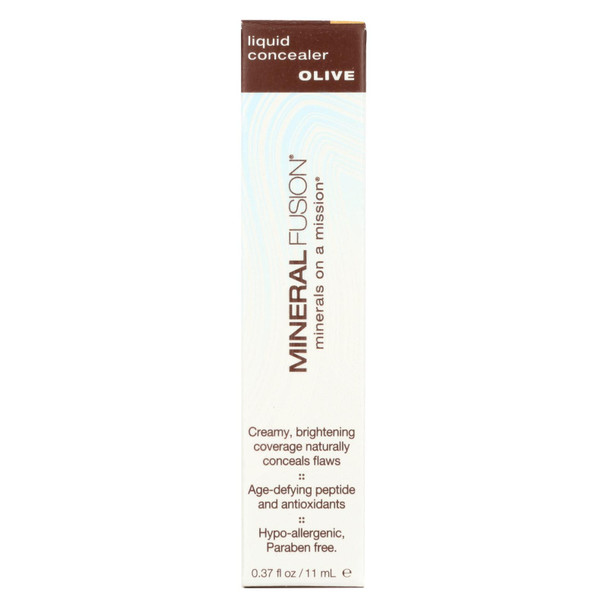 Mineral Fusion - Liquid Mineral Concealer - Olive - 0.37 Oz.