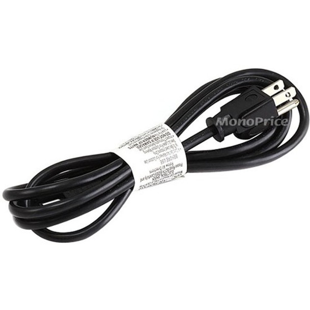 Monoprice, Inc. Grounded Ac Power Cord 18awg_ 6ft Black