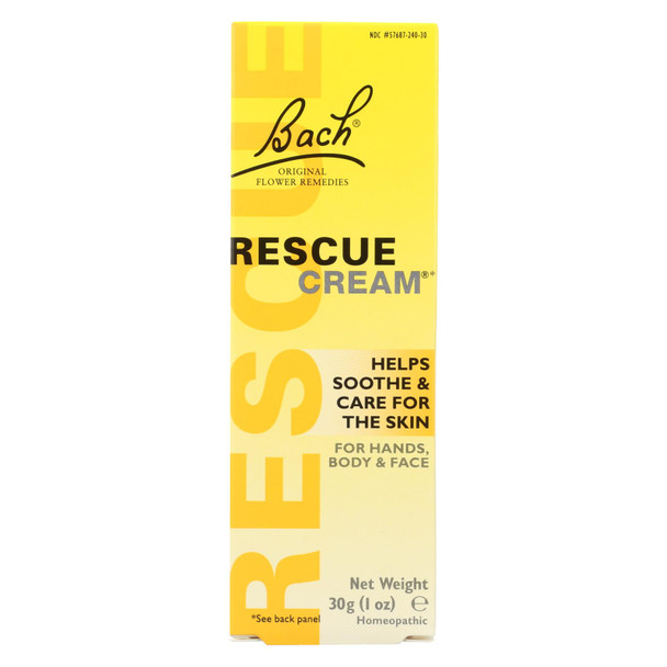 Bach Flower Remedies Rescue Cream - 1 Fl Oz