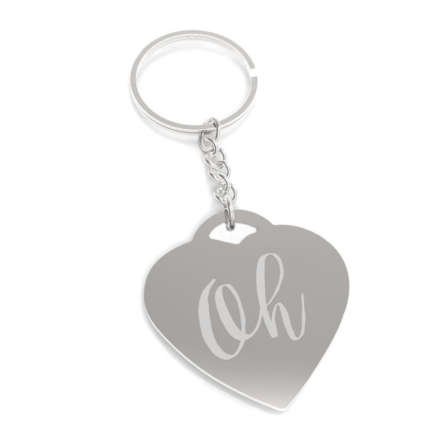 Oh Nickel Plated Funny Graphic Car Key Chain Gift Ideas For Friends