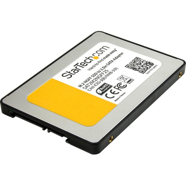 StarTech.com M.2 SSD to 2.5in SATA III Adapter - M.2 Solid State Drive Converter with Protective Housing