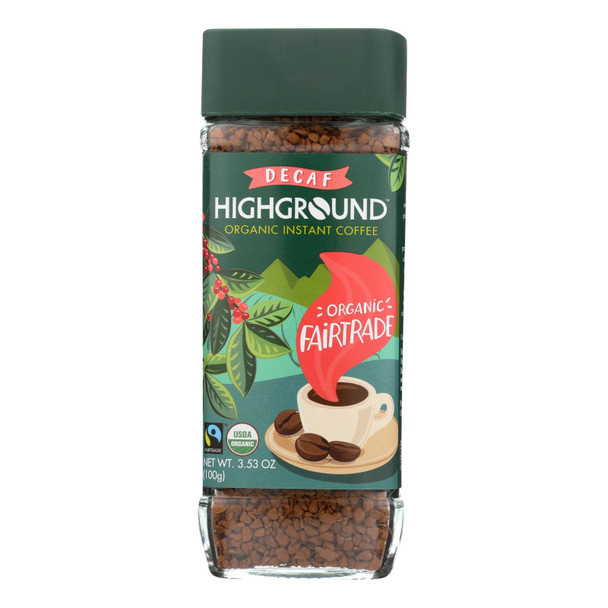 Highground - Coffee Decaf Instant - Case Of 6 - 3.53 Oz