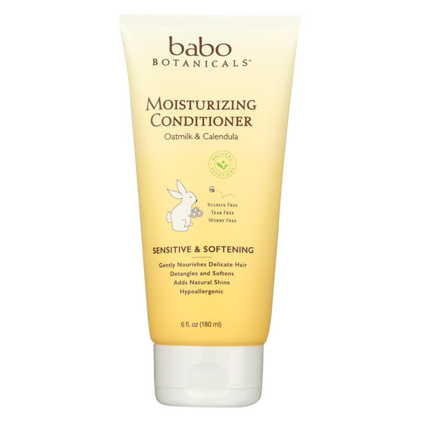 Babo Botanicals - Conditioner - Moisturizing - Oatmilk - 6 Oz