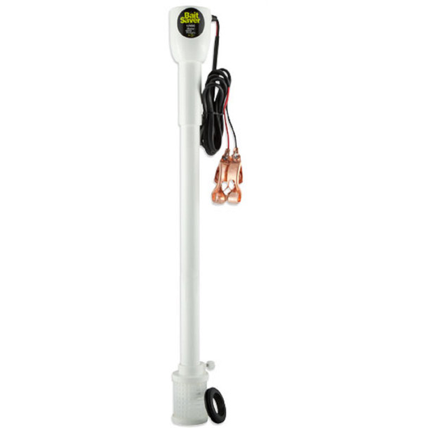 Marine Metal Bait Saver 44 Gal 12 Volt Aerator Pump 19.5 in