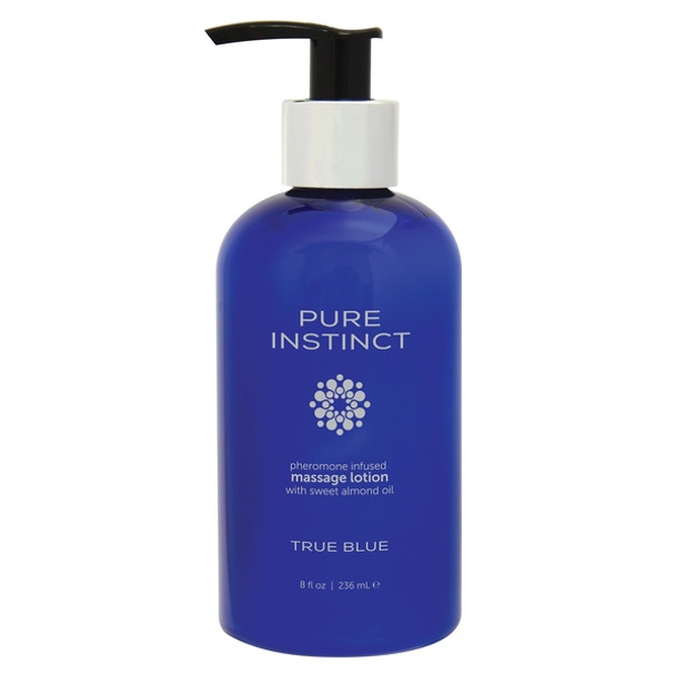 Pure Instinct Pheromone Massage Lotion True Blue 8 Oz - EOPJEL4601-08
