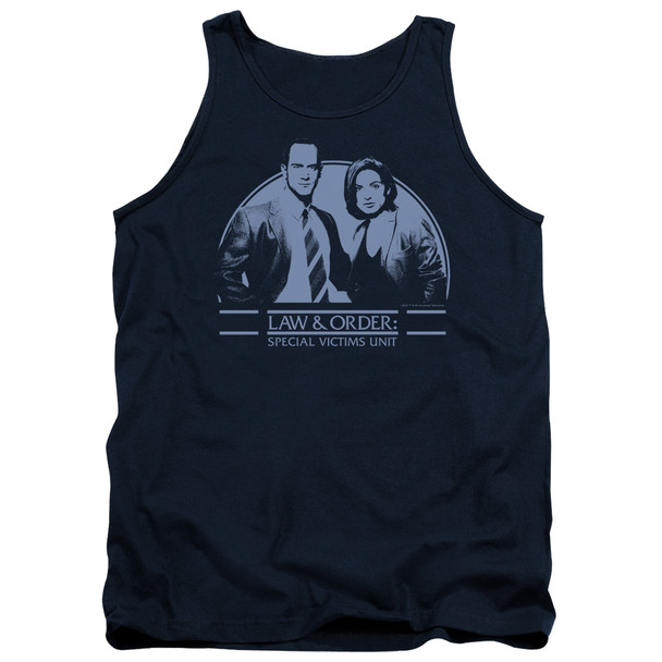Law And Order Svu/elliot And Olivia - Adult Tank - Navy