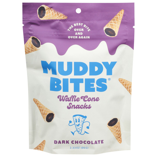 Muddy Bites - Muddy Bite Dark Chocolate - Case Of 12-2.33 Oz