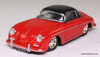 Corgi 1:43 Porsche 356B Convertible, Red