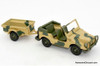 ONLY ONE! Solido 1:43 Military Jeep with Trailer