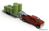 Ertl 1:64 Dodge Ram Pick Up with Trailer And Hay Bales