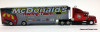 Racing Champions 1:64 NASCAR  Ford LN9000 w/ Car Transporter Trailer: McDonalds Racing Team, Bill Elliot