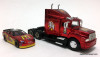 Racing Champions 1:64 NASCAR  Ford LN9000 w/ Car Transporter Trailer: McDonalds Racing Team, Bill Elliot