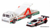 Hot Wheels 1:64 2016 Ford GT Race Car w/Ford C-800 Car Transporter: Castrol Racing
