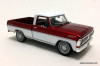 Greenlight 1:43 1970 Ford F-100 Ranger Pick Up , Metallic Red/White