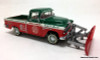 RARE!! Franklin Mint 1:24 1955 Chevrolet Cameo Christmas Truck w/Snow Plough