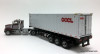 Diecast Masters 1:50 Western Star 4900SF  Day Cab Tridem Tractor w/40' Dry Goods Sea Container